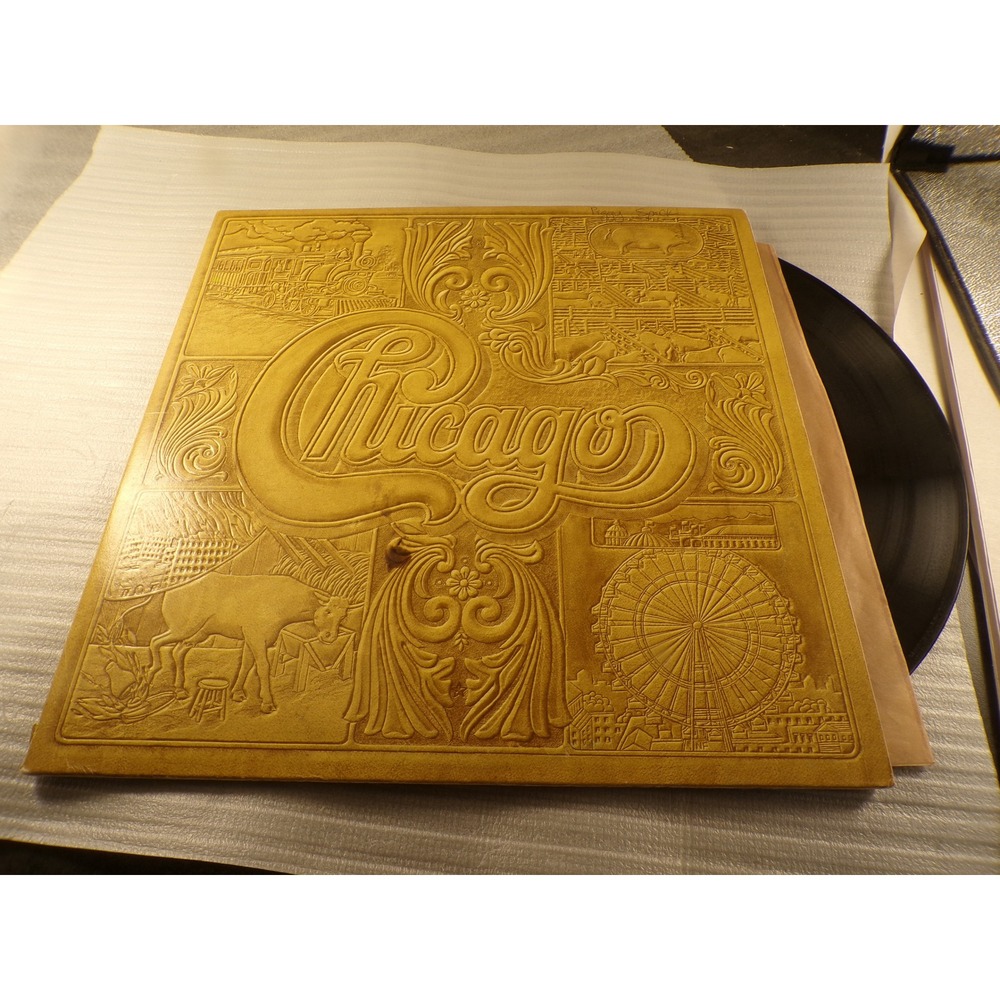 Chicago VII Vinyl 2LP Album 1974 Columbia C2 32810 Embossed Leatherette Gatefold